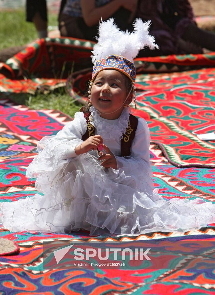 Kyrgyz Syrdagy folk festival in Kyrgyzstan
