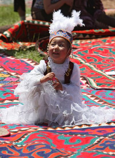 Kyrgyz Syrdagy folk festival in Kyrgyzstan
