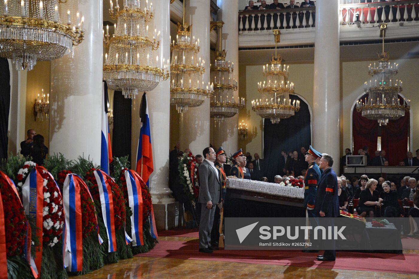 Farewell ceremony for Yevgeny Primakov