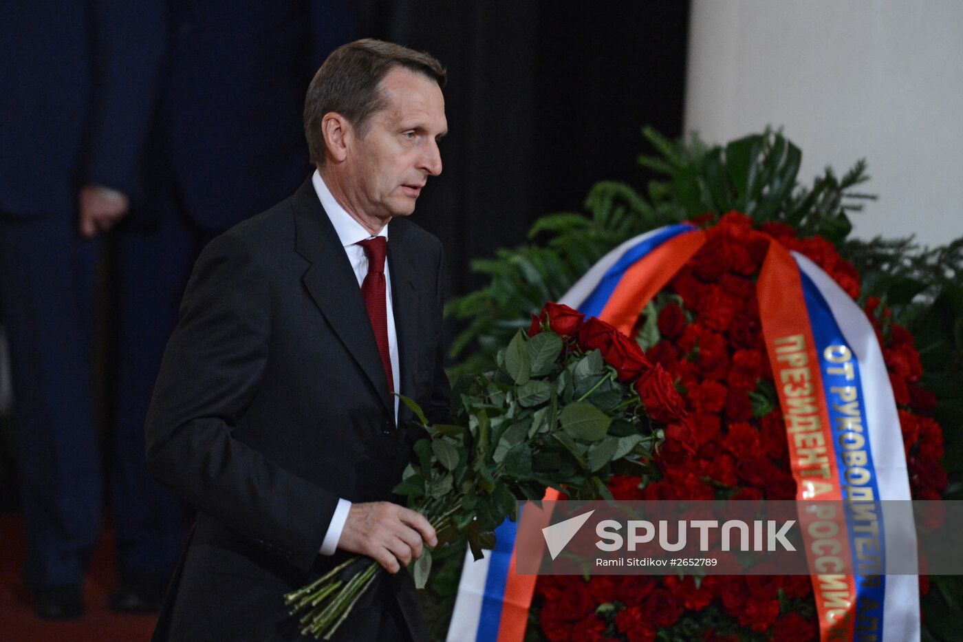 Farewell ceremony for Yevgeny Primakov