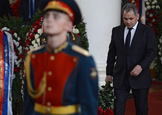 Farewell ceremony for Yevgeny Primakov