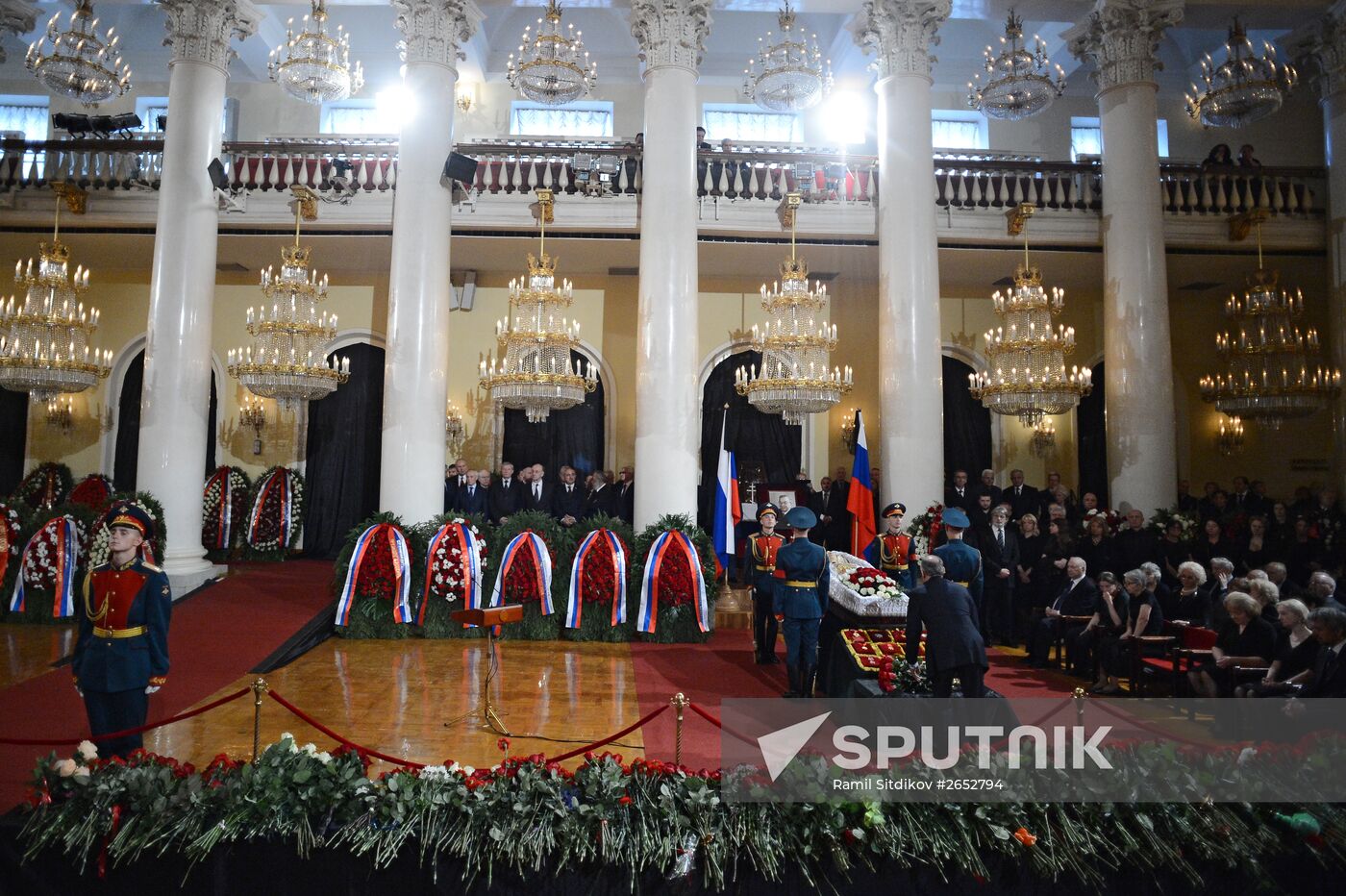 Farewell ceremony for Yevgeny Primakov