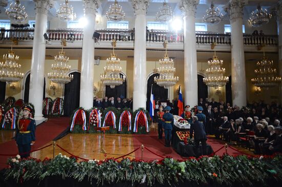 Farewell ceremony for Yevgeny Primakov