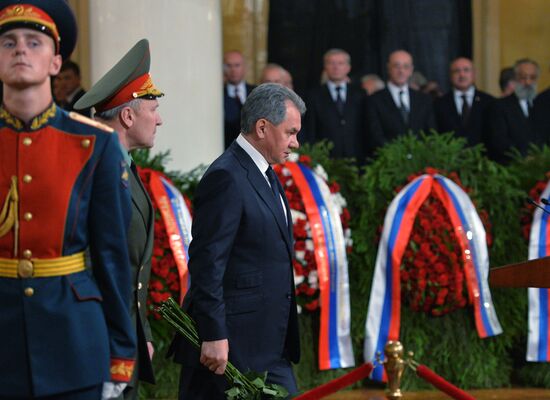 Farewell ceremony for Yevgeny Primakov
