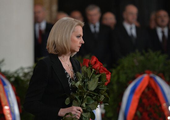 Farewell ceremony for Yevgeny Primakov
