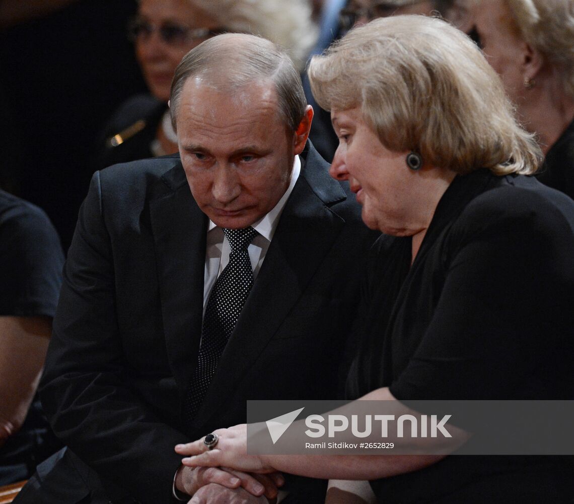 Farewell ceremony for Yevgeny Primakov