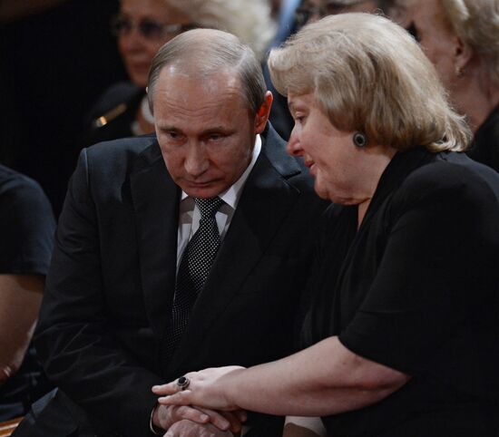 Farewell ceremony for Yevgeny Primakov