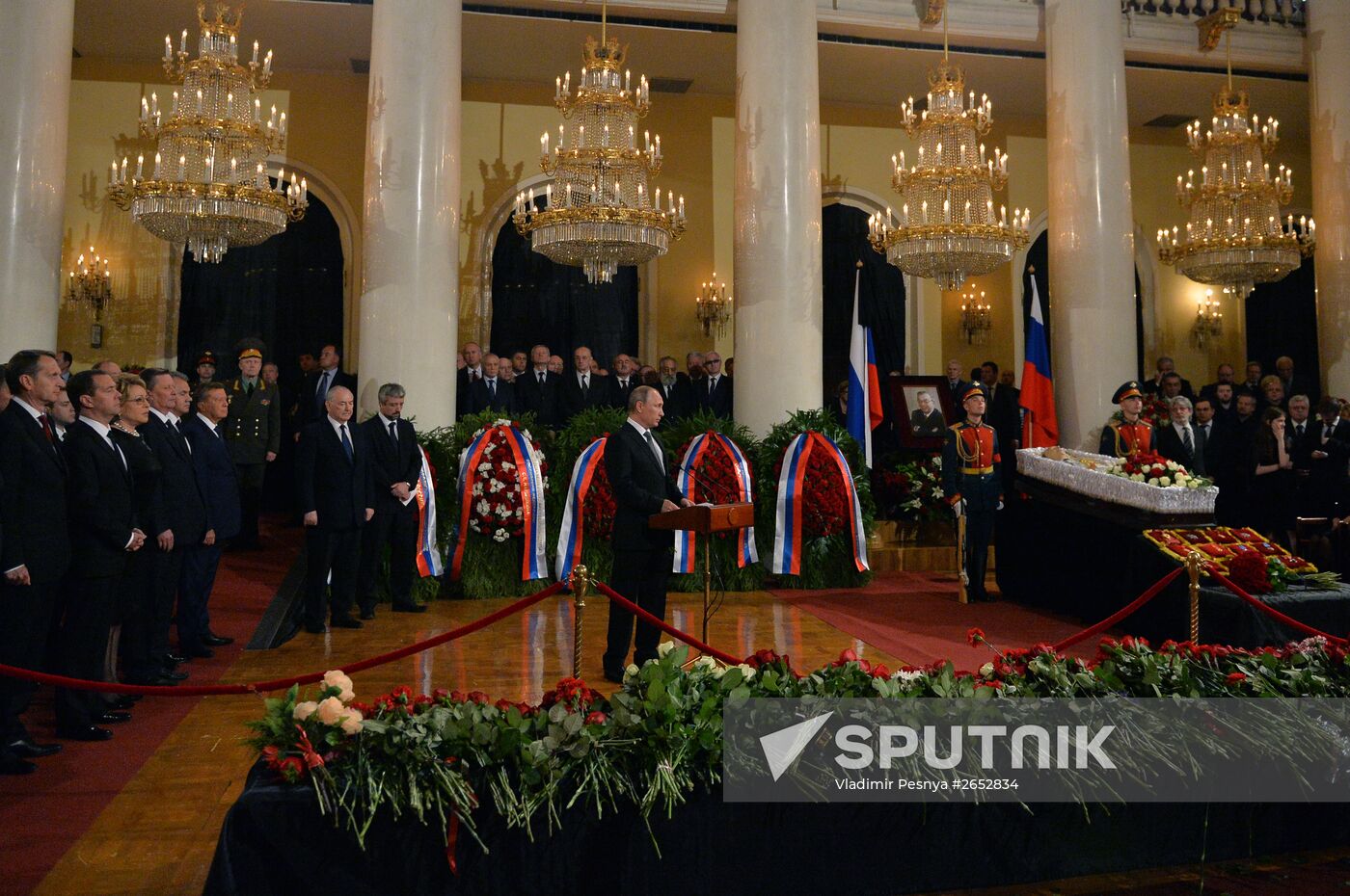 Farewell ceremony for Yevgeny Primakov