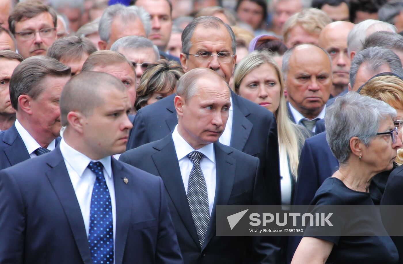 Farewell ceremony for Yevgeny Primakov