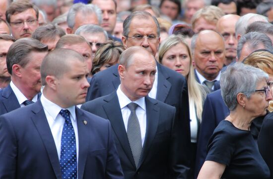 Farewell ceremony for Yevgeny Primakov