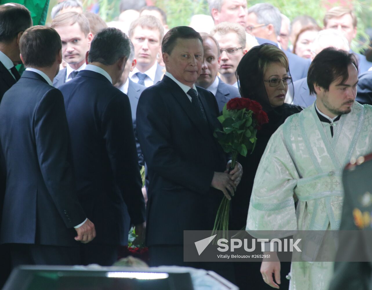Farewell ceremony for Yevgeny Primakov