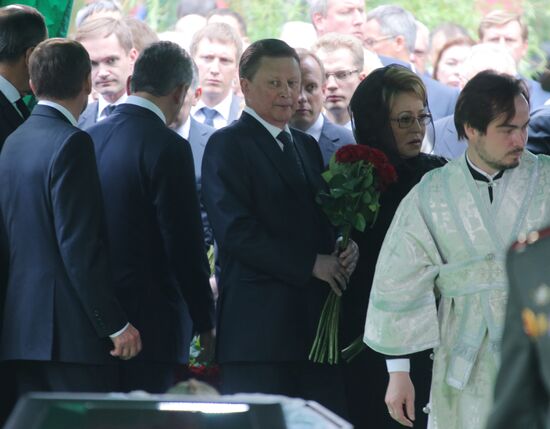 Farewell ceremony for Yevgeny Primakov