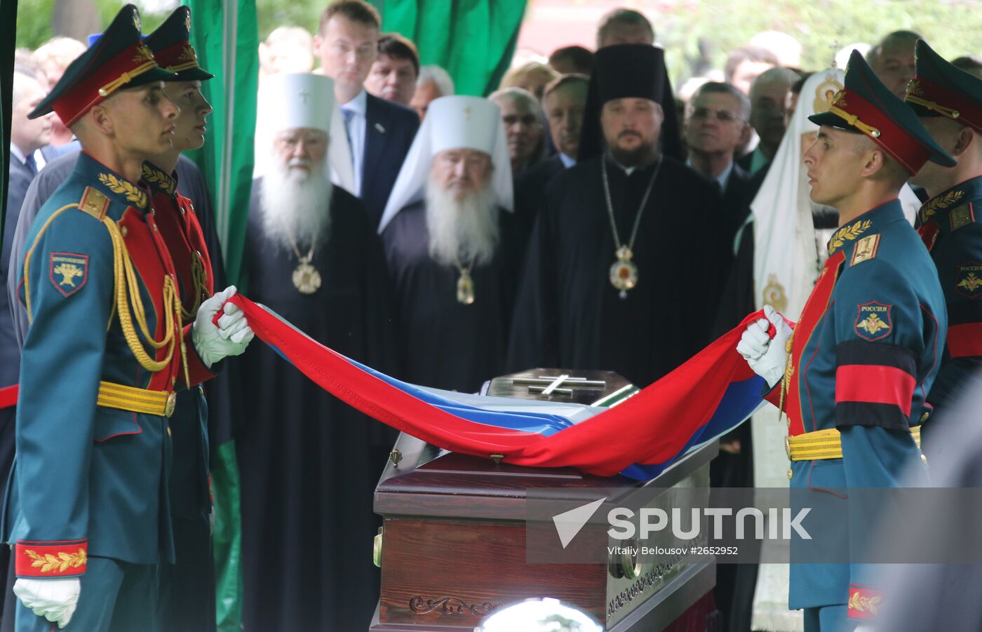 Farewell ceremony for Yevgeny Primakov