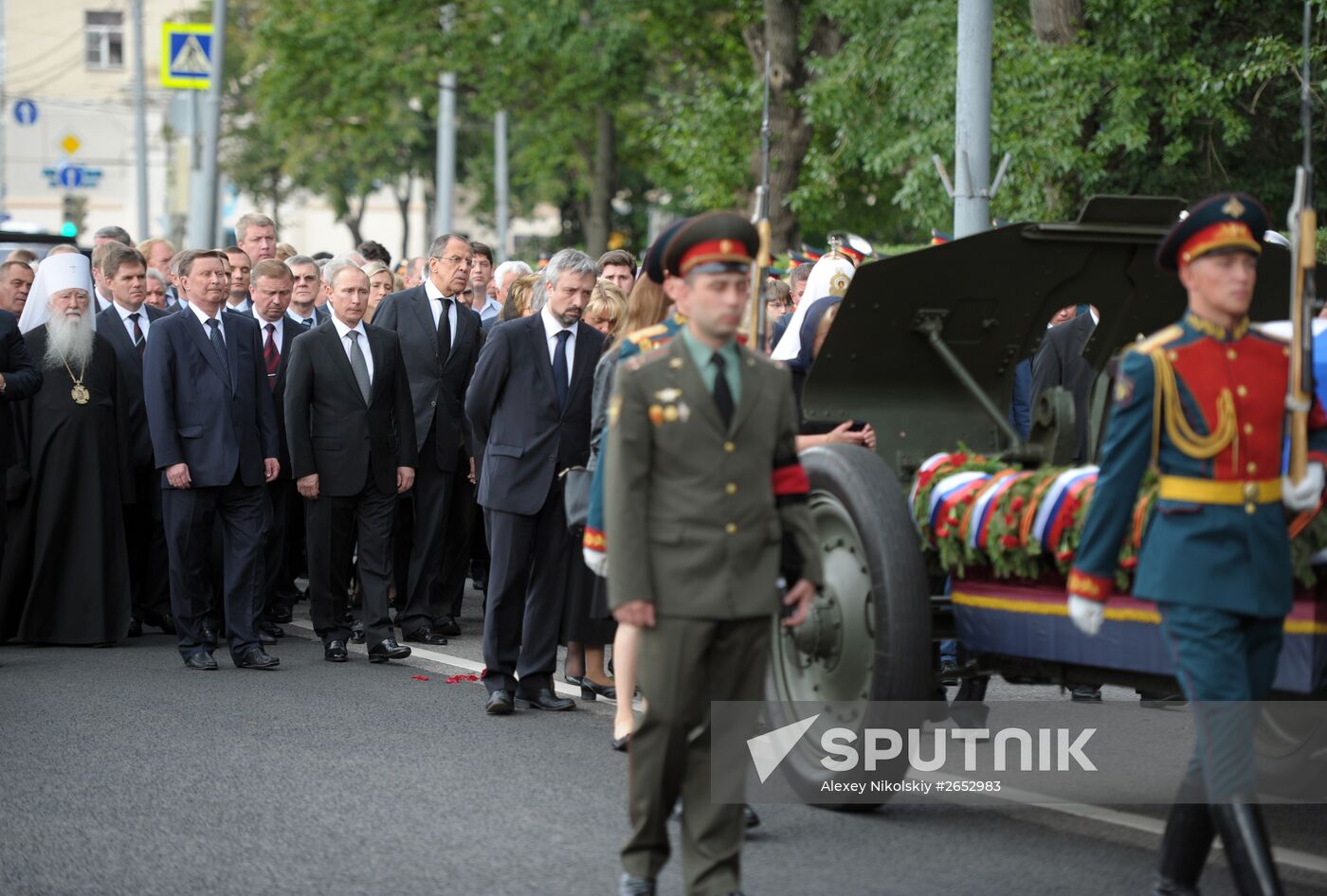 Farewell ceremony for Yevgeny Primakov