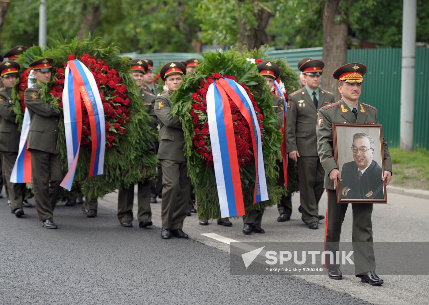 Farewell ceremony for Yevgeny Primakov