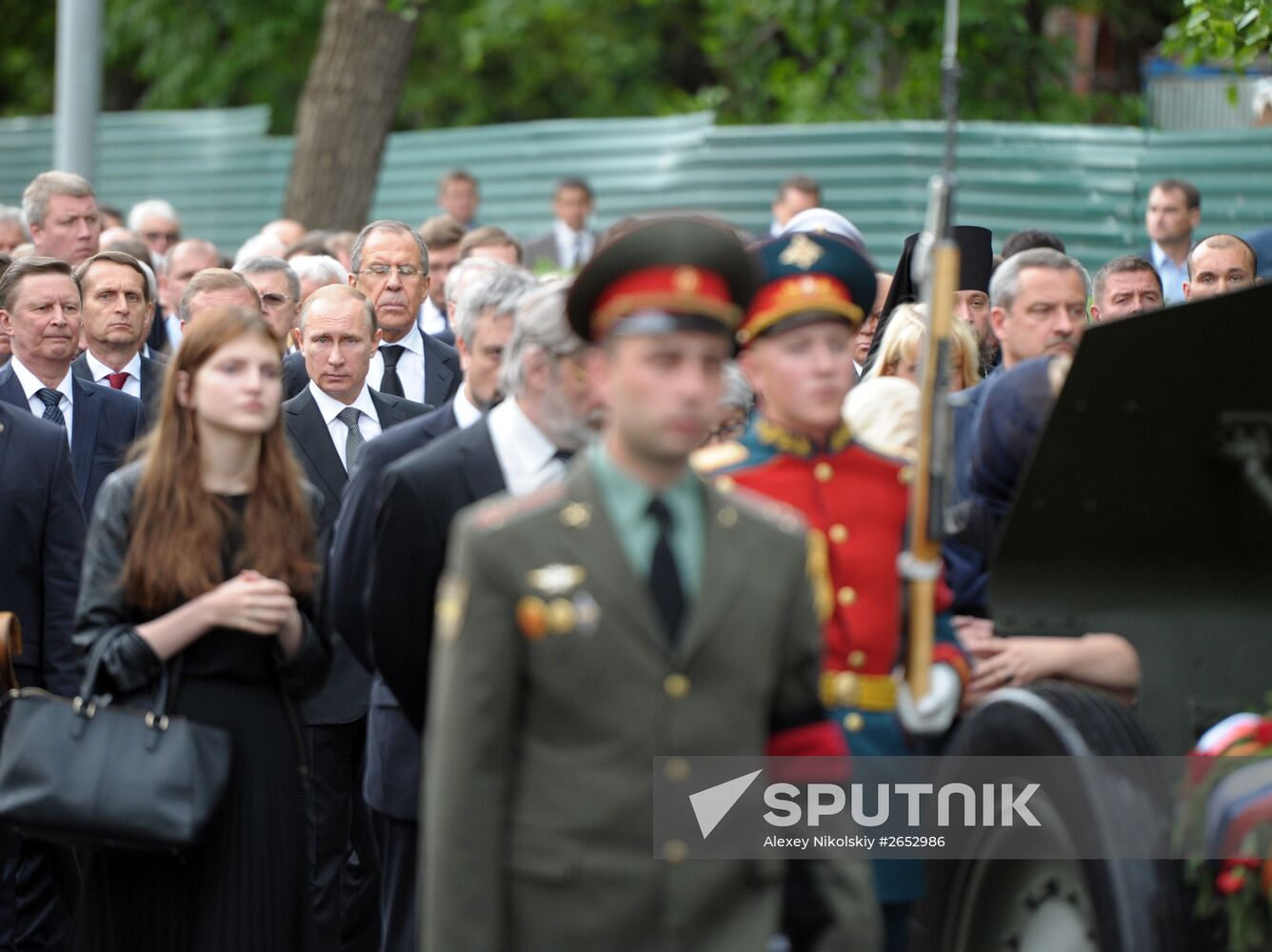 Farewell ceremony for Yevgeny Primakov