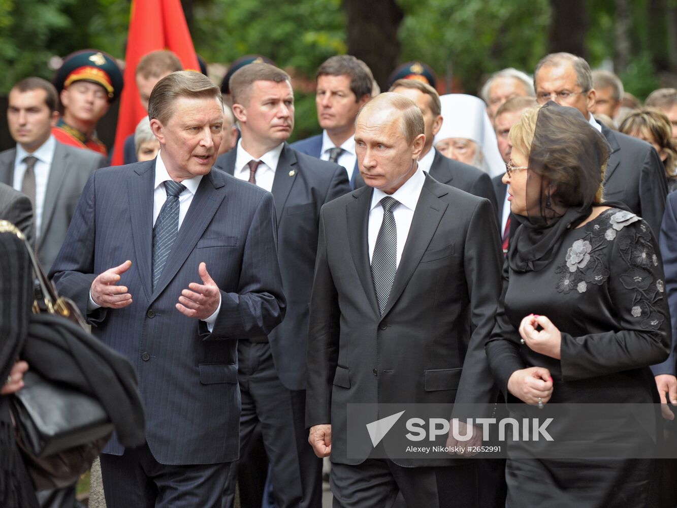 Farewell ceremony for Yevgeny Primakov