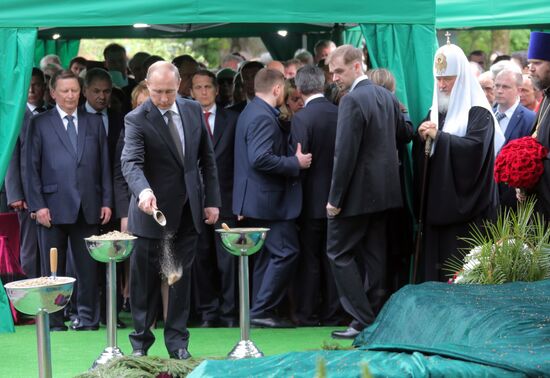 Farewell ceremony for Yevgeny Primakov