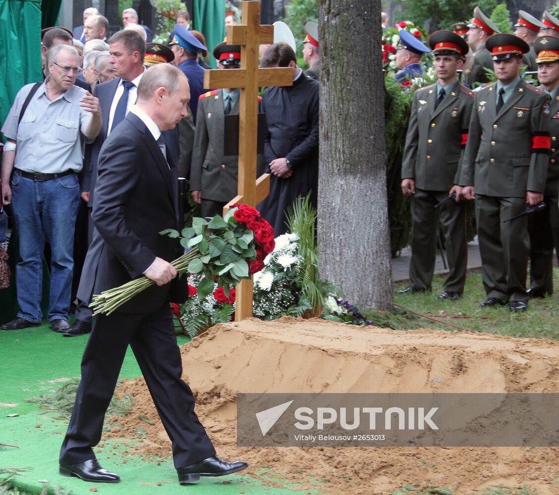 Farewell ceremony for Yevgeny Primakov