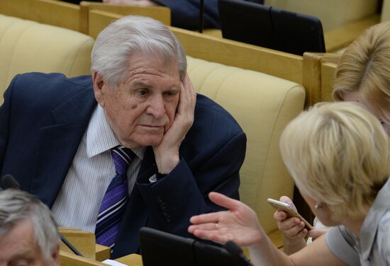 Plenary meeting of the State Duma of the Russian Federation