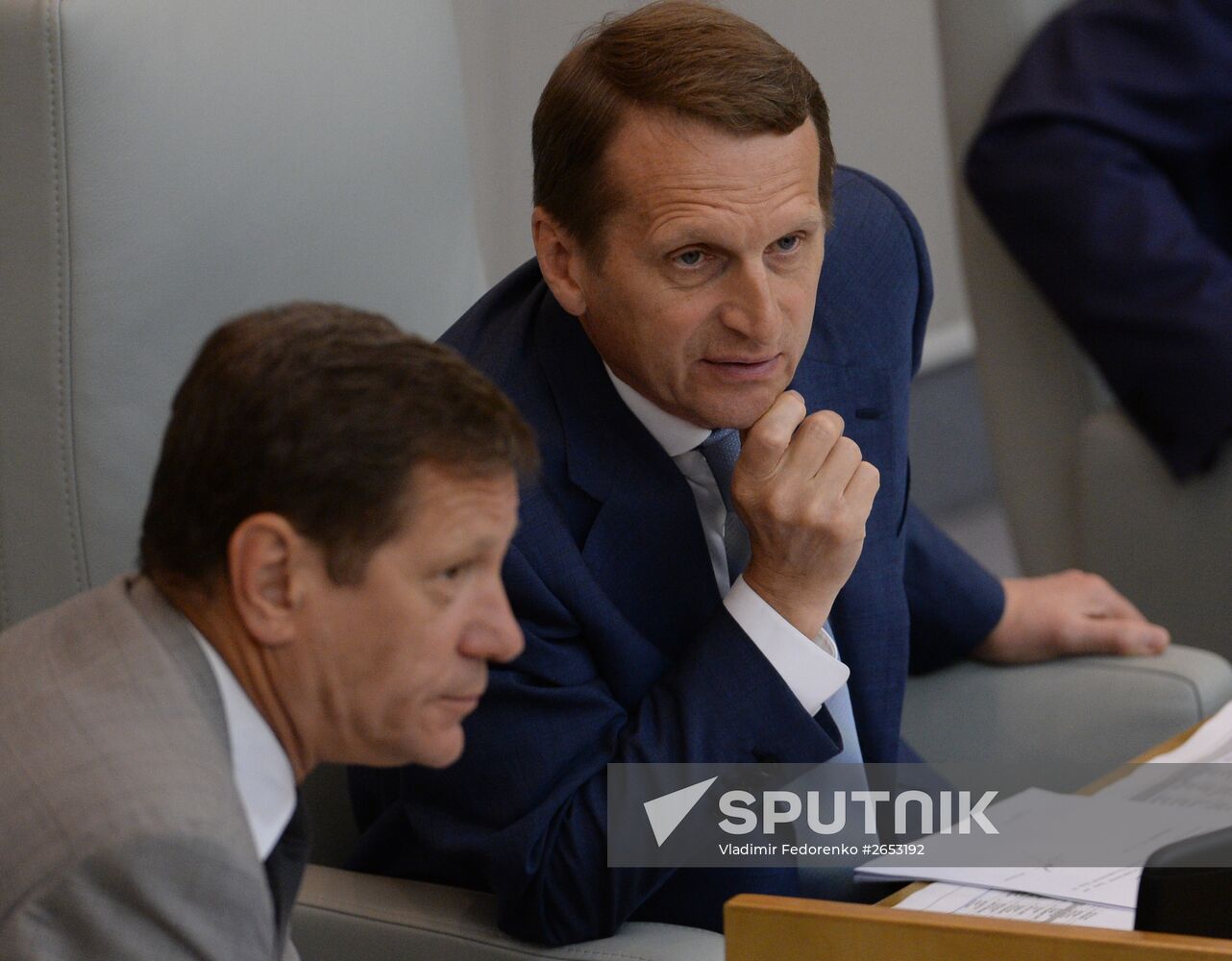 Plenary meeting of the State Duma of the Russian Federation