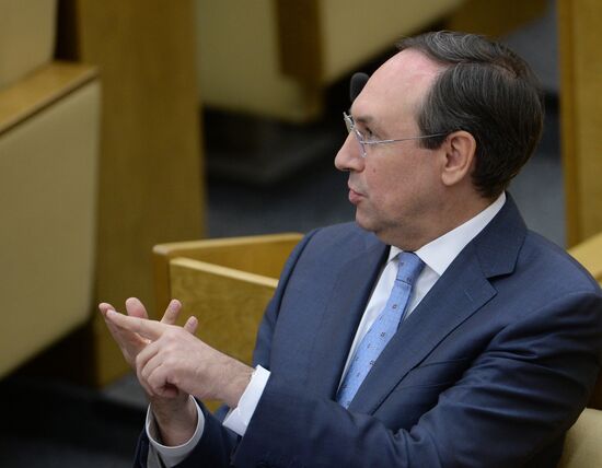 Plenary meeting of the State Duma of the Russian Federation