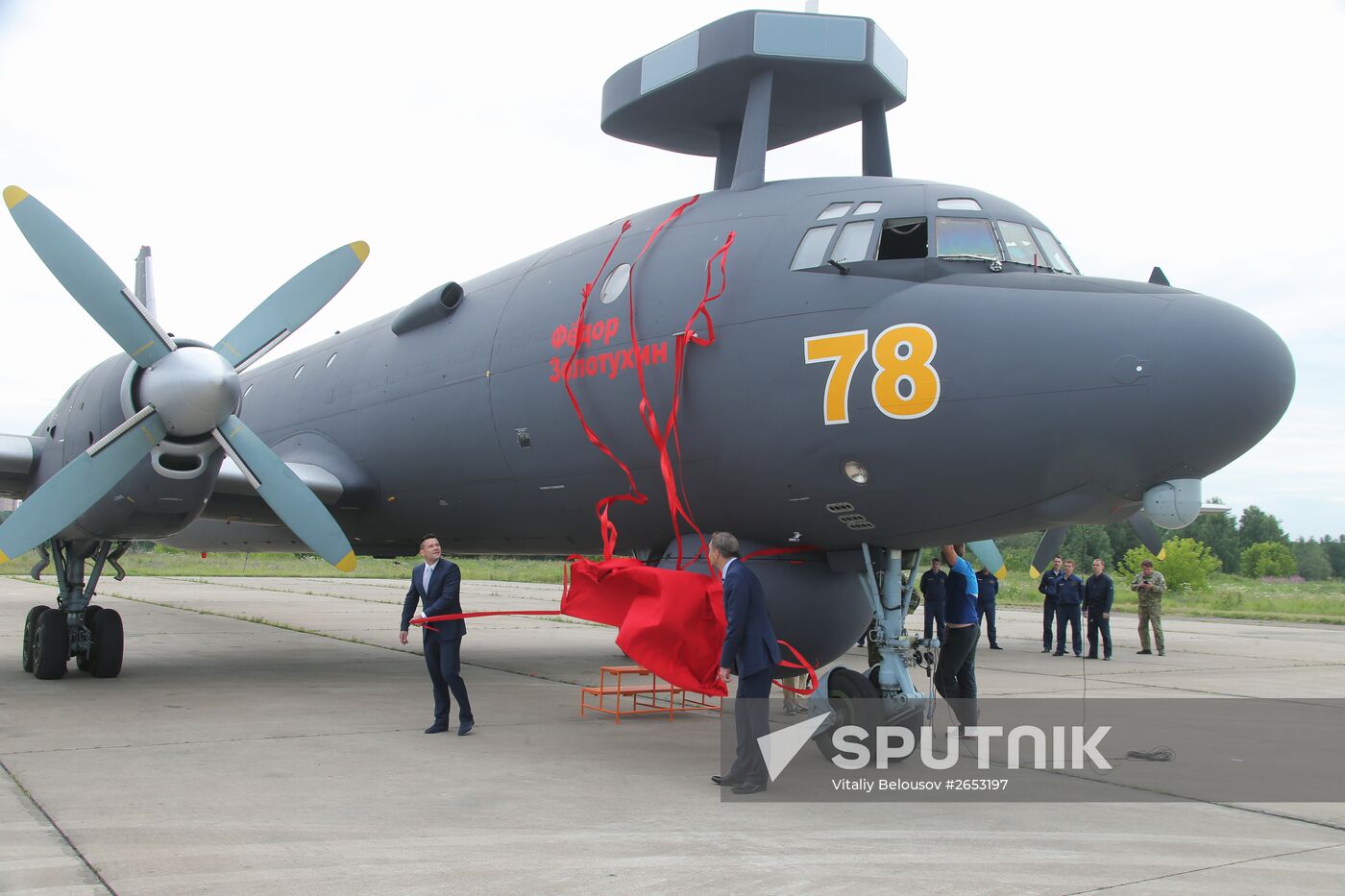Naming an Ilyushin Il-38N May / Dolphin maritime patrol and anti-submarine warfare aircraft after Fyodor Zolotukhin