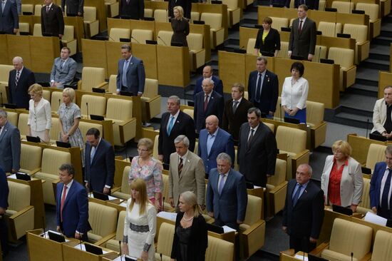 Plenary meeting of the State Duma of the Russian Federation