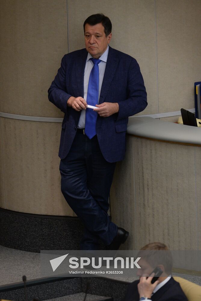 Plenary meeting of the State Duma of the Russian Federation