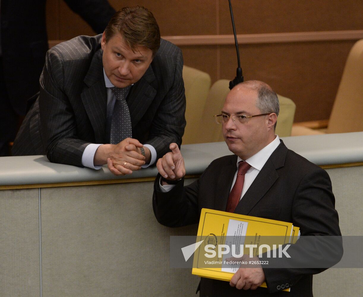 Plenary meeting of the State Duma of the Russian Federation