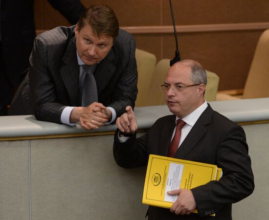 Plenary meeting of the State Duma of the Russian Federation