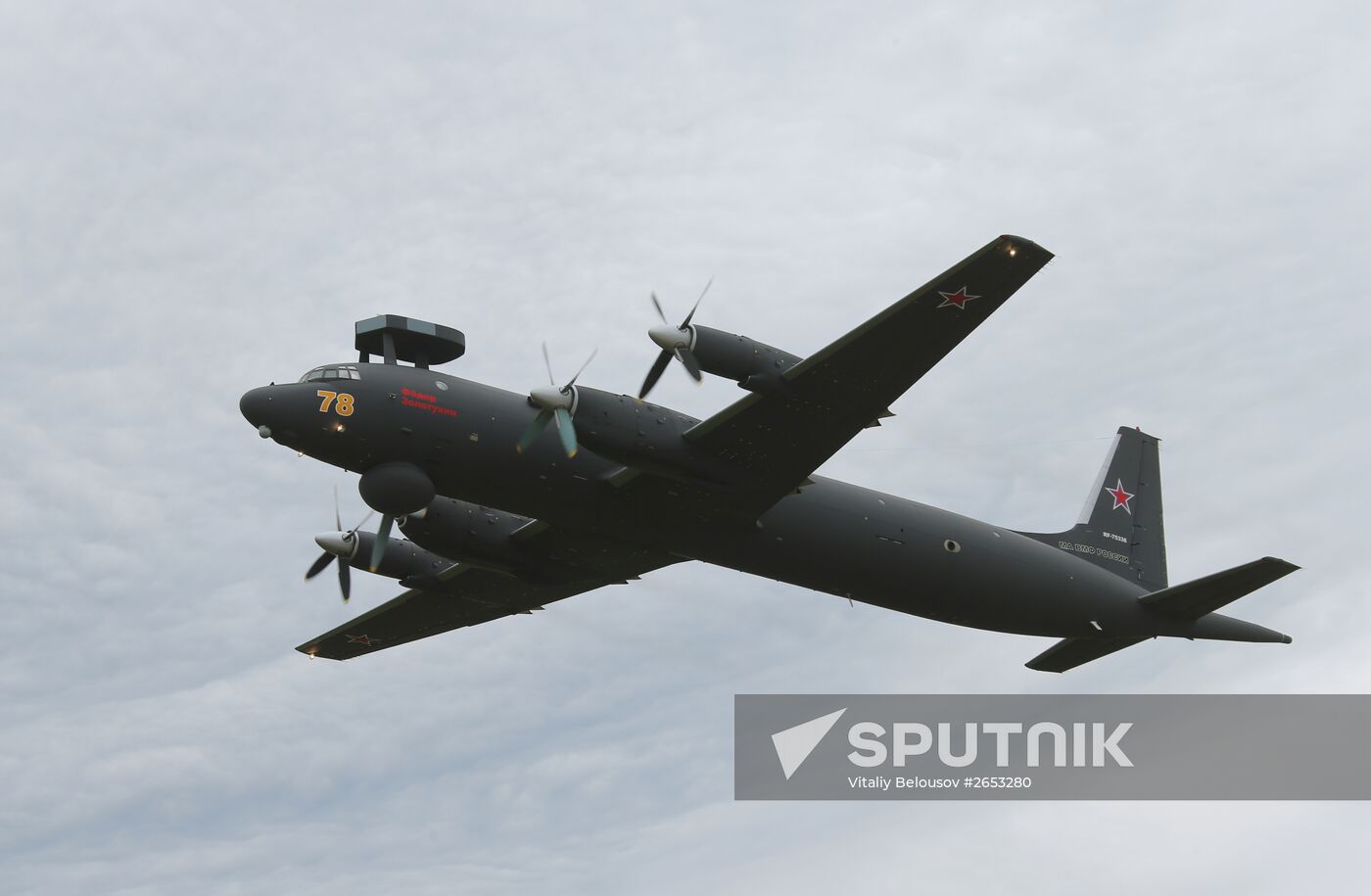 Naming an Ilyushin Il-38N May / Dolphin maritime patrol and anti-submarine warfare aircraft after Fyodor Zolotukhin
