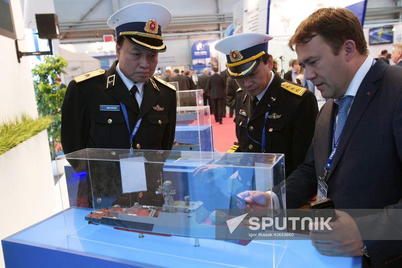 International Maritime Defense Show in St. Petersburg