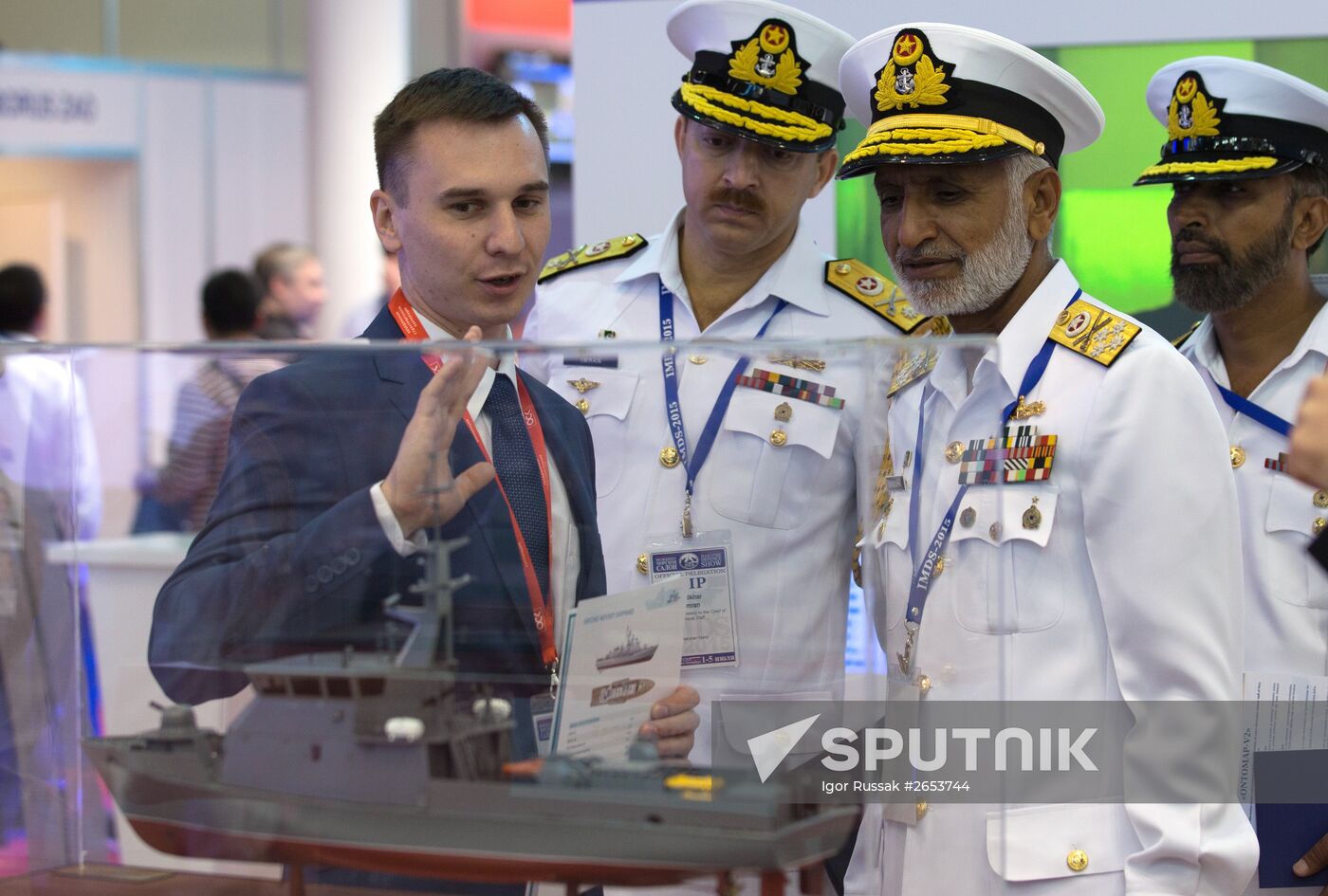 International Maritime Defense Show in St. Petersburg