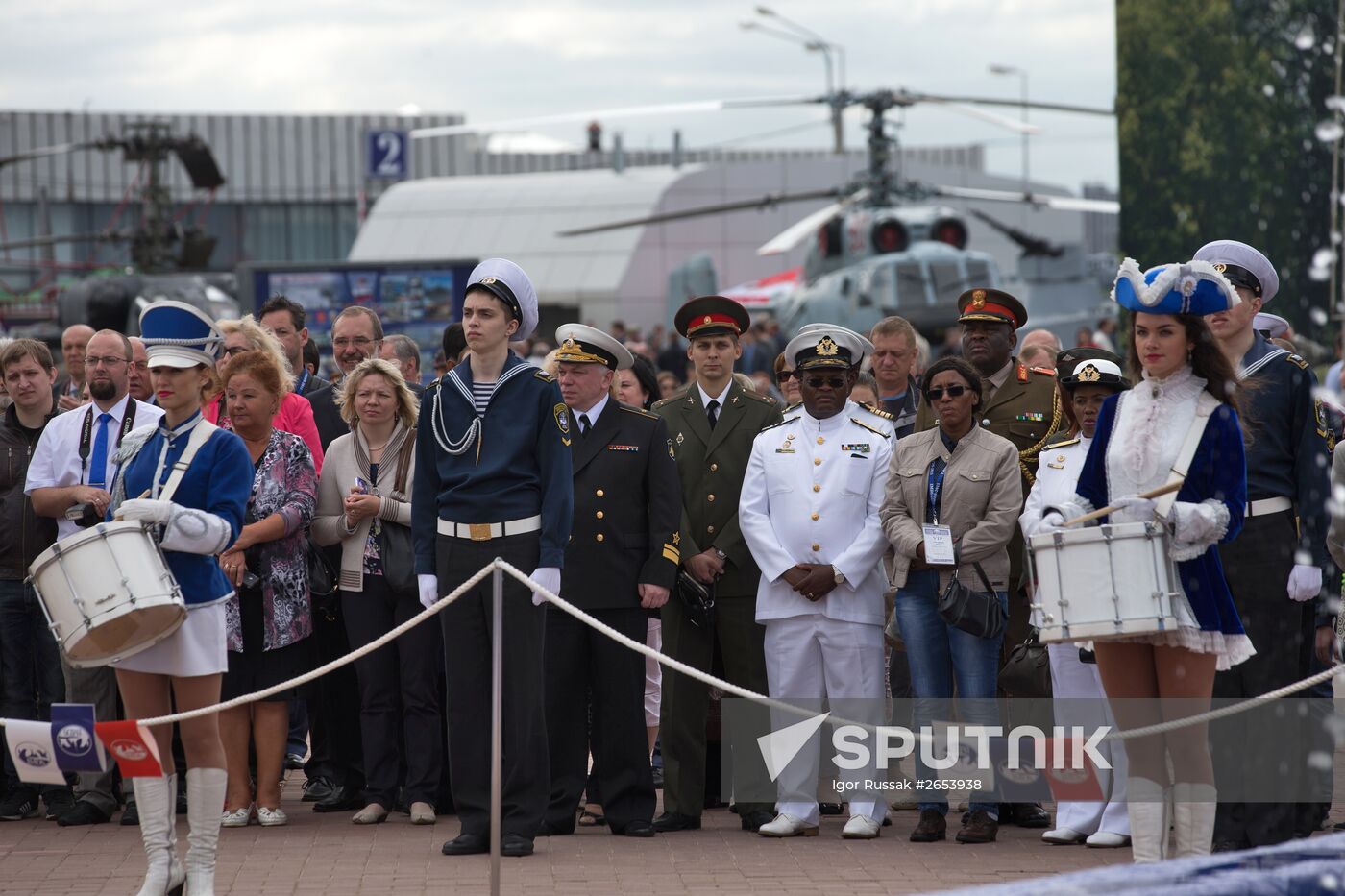 Opening of 2015 International Maritime Defense Show