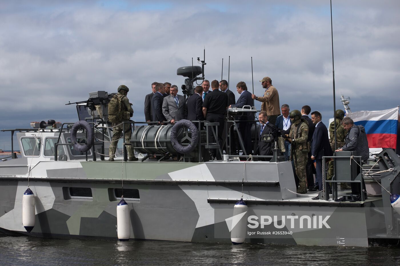 Opening of 2015 International Maritime Defense Show