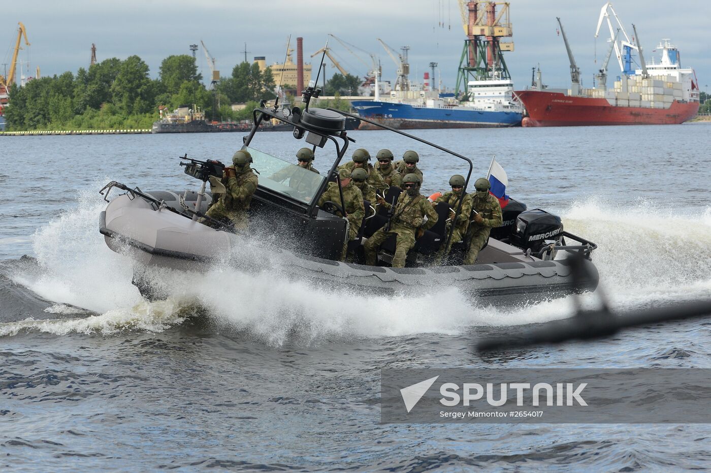 Opening of 2015 International Maritime Defense Show