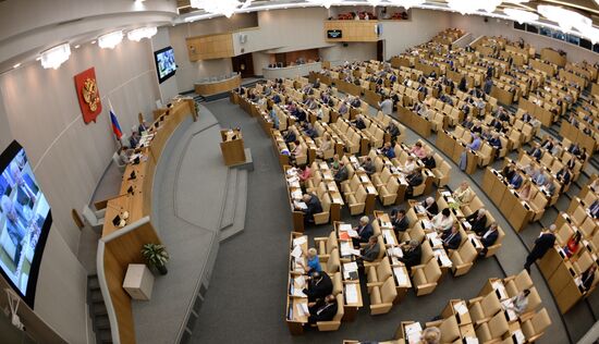 State Duma plenary meeting