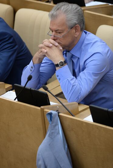 State Duma plenary meeting