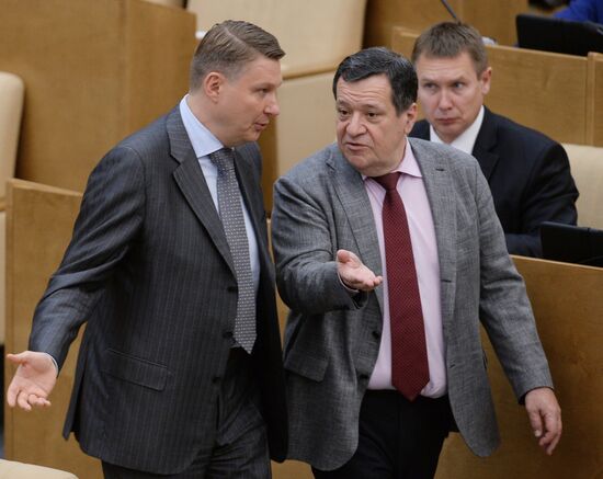 State Duma plenary meeting