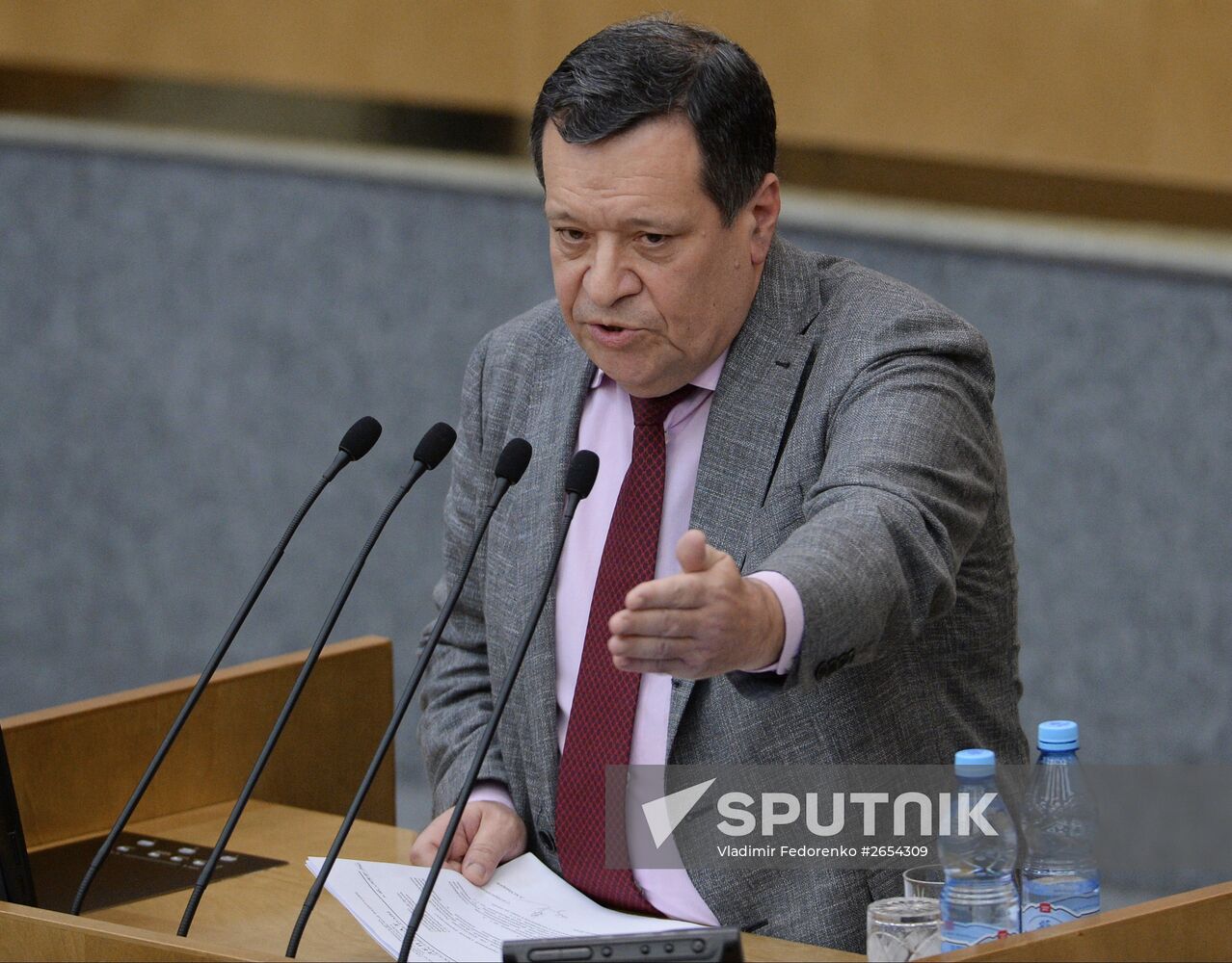 State Duma plenary meeting