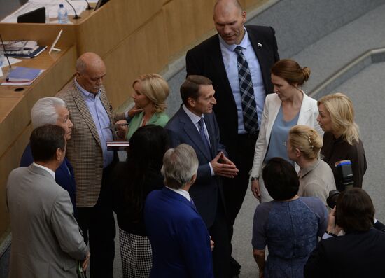 State Duma plenary meeting