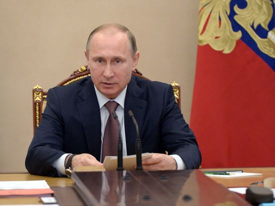 President Vladimir Putin holds Security Council meeting