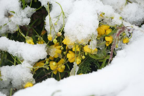Snow in Vorkuta