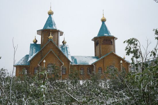 Snow in Vorkuta