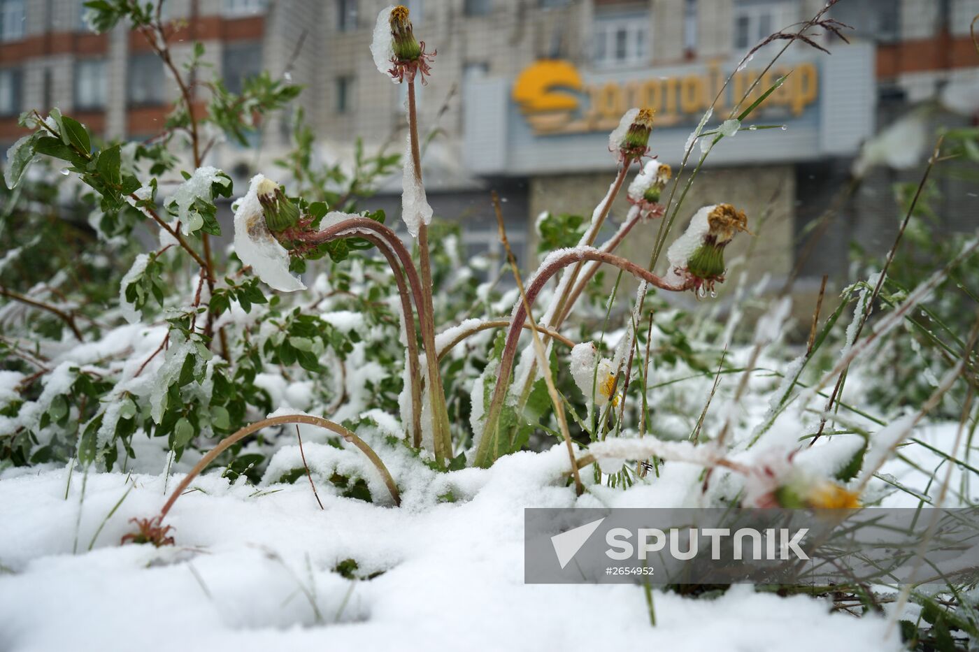 Snow in Vorkuta