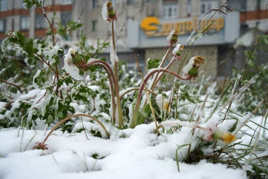 Snow in Vorkuta