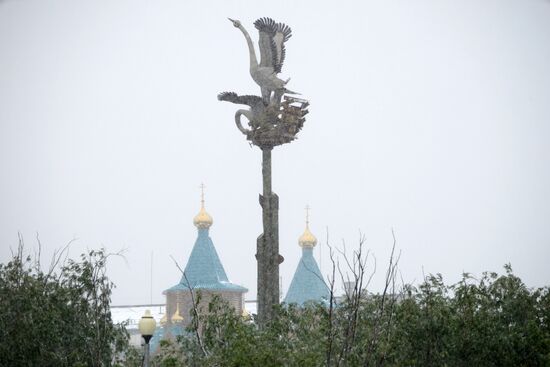 Snow in Vorkuta
