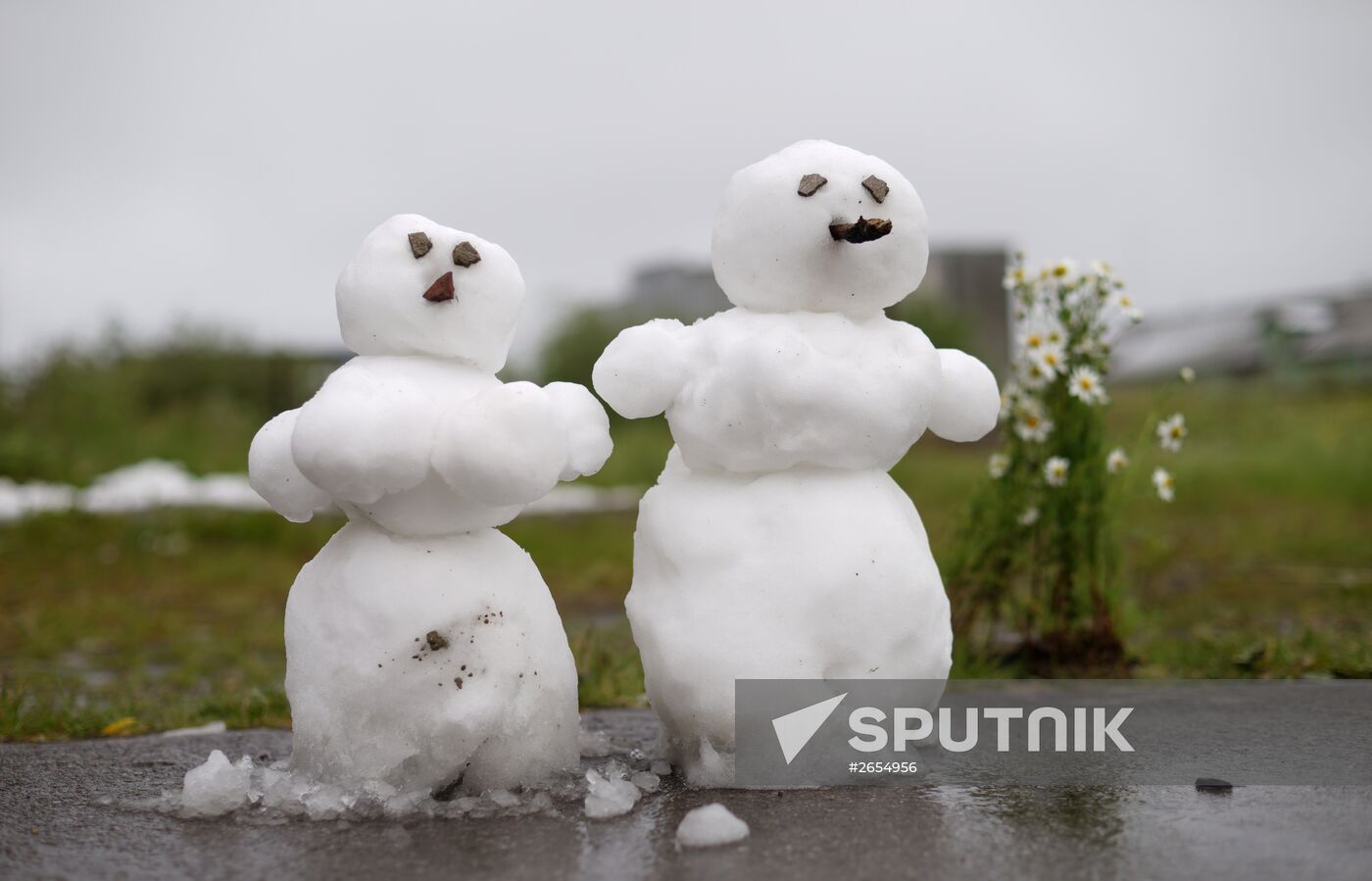 Snow in Vorkuta