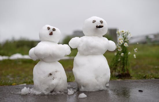 Snow in Vorkuta